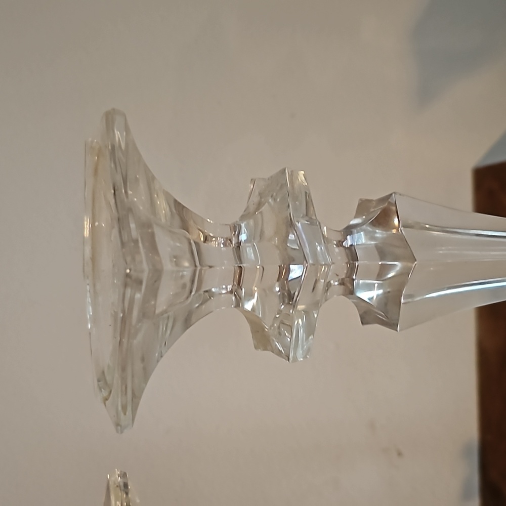 Crystal candle holders - Picture 4 of 8